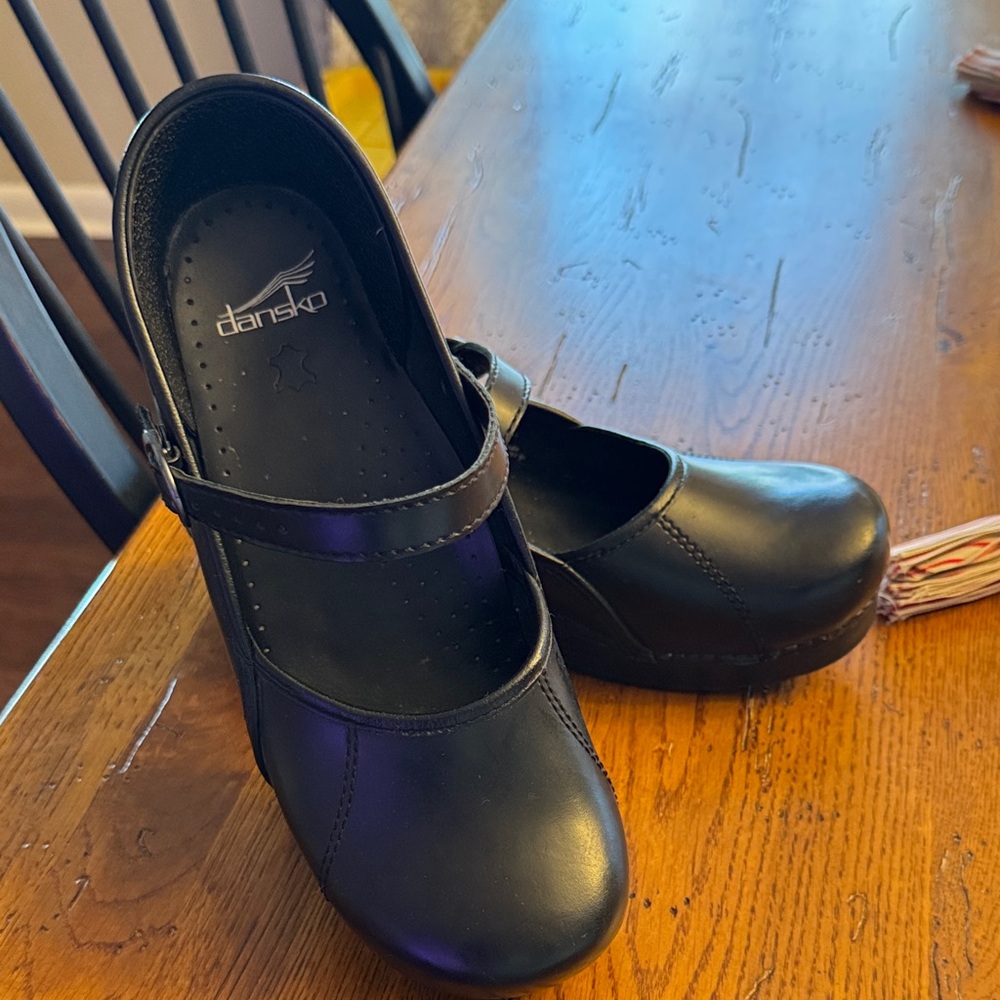 Dansko Classic Black Mary Jane Shoes